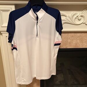 Ladies golf shirt.